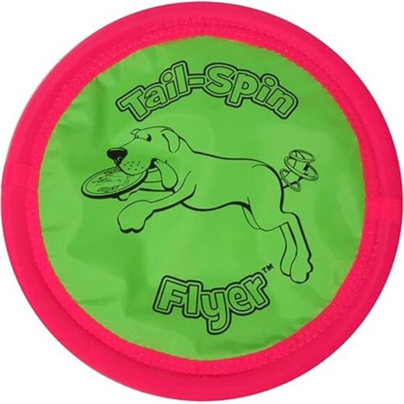 Petmate Booda Tail-Spin Flyer Floating Dog Frisbee, Multi, 10-Inch - Picture 8 of 8